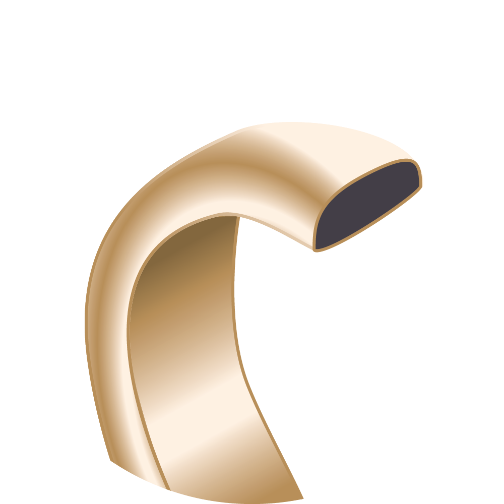 Rings with a D-Shape Profile