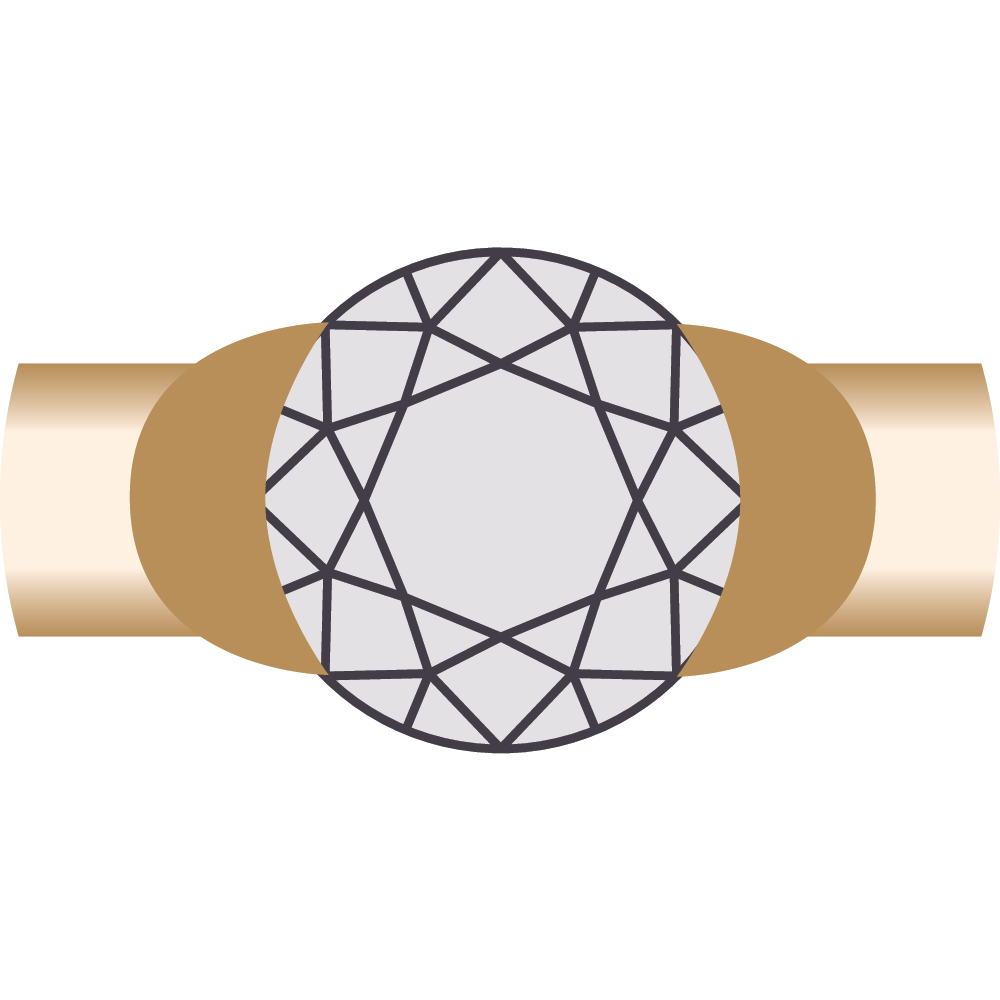 Jewellery with Tension Settings
