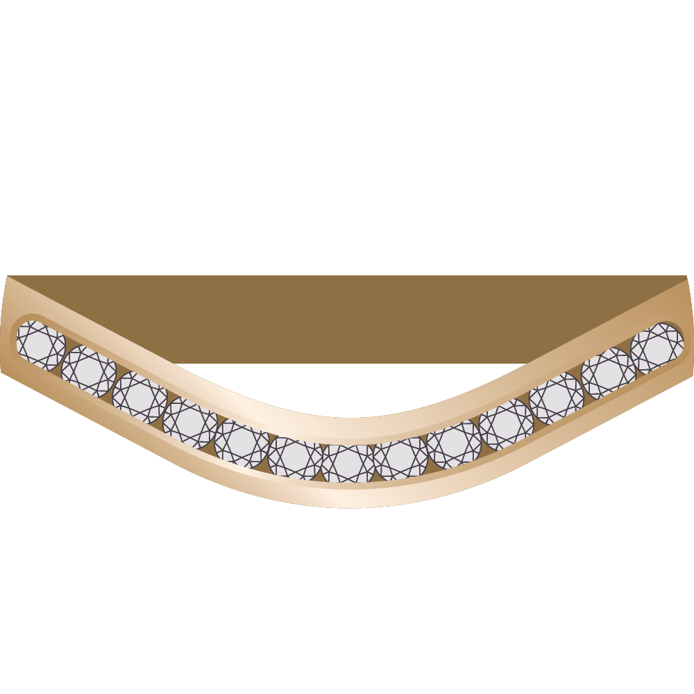 Rings with a Curved Shank or Shoulder