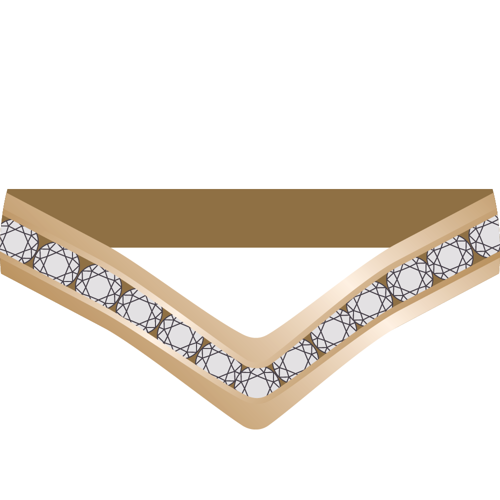 Rings with a Wishbone Shank or Shoulder