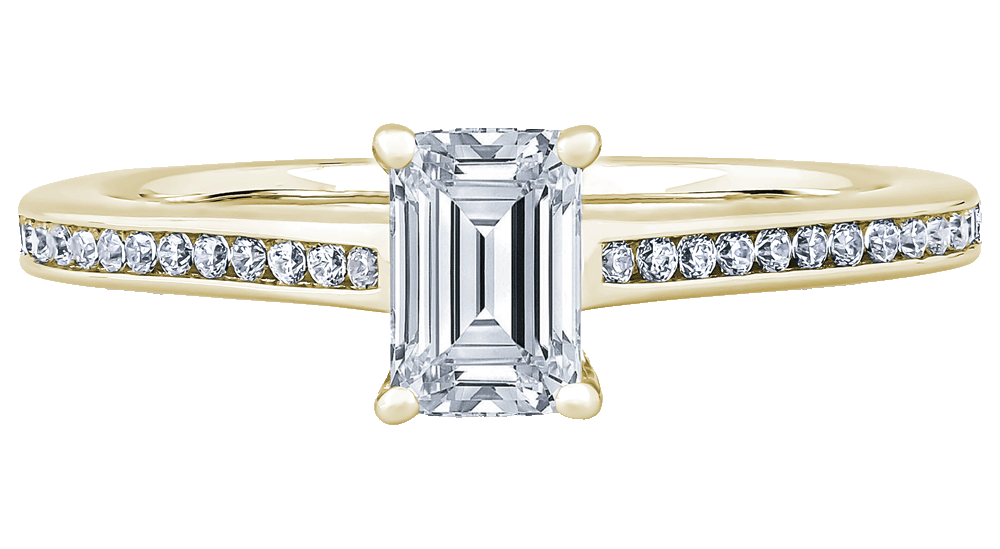 Jewellery with Rectangular Gemstones & Diamonds