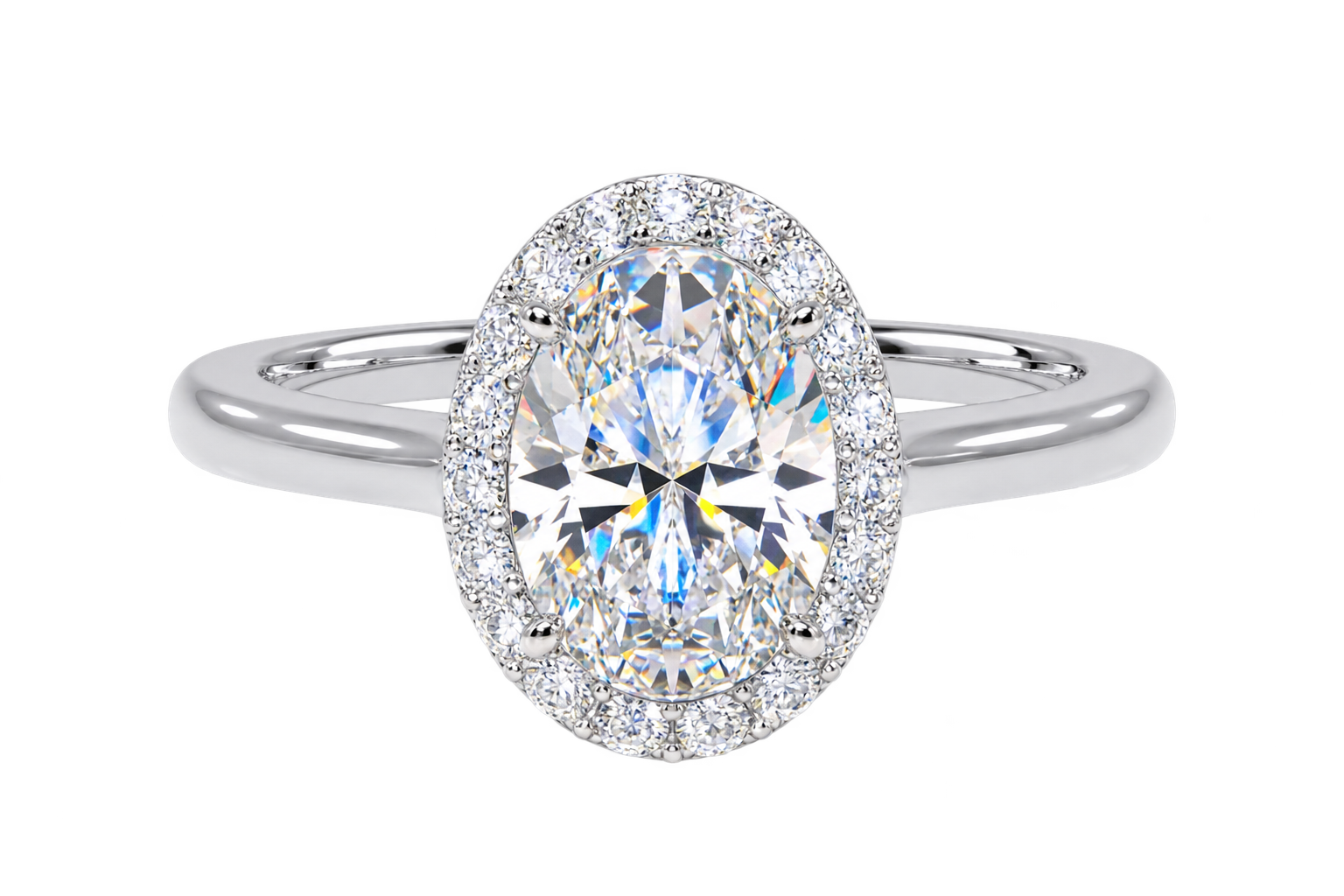 Halo Style Rings