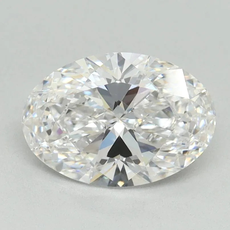 1.38ct Oval Lab Grown Diamond (Colour D, Clarity VS1, IGI Certified)