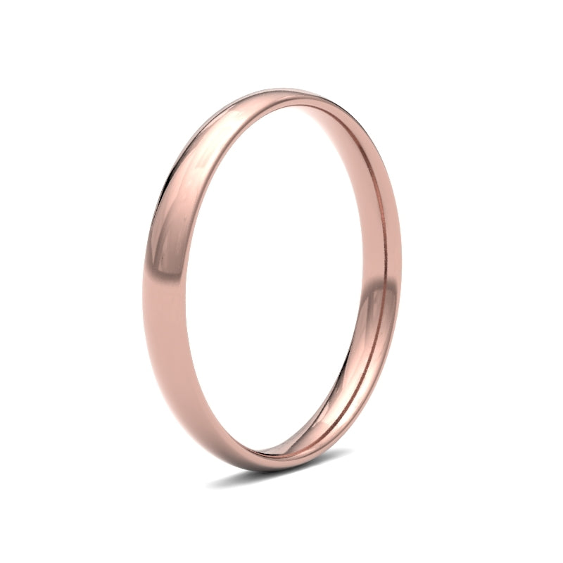 Ladies Court Rose Gold Band