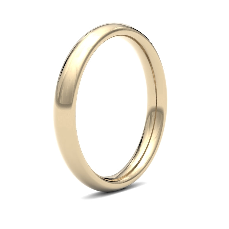 Ladies Court Yellow Gold Band