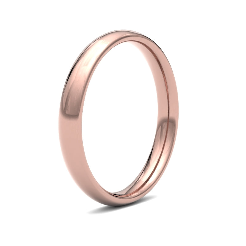 Ladies Court Rose Gold Band