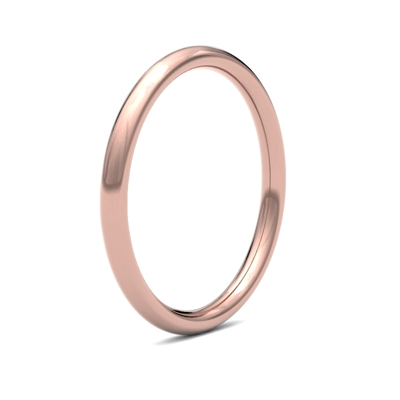 Ladies Court Rose Gold Band