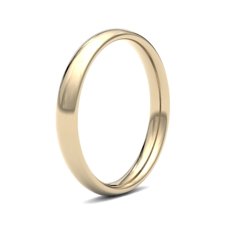 Ladies Court Yellow Gold Band