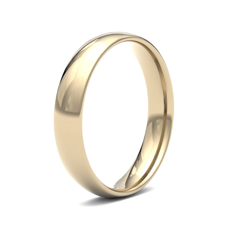 Ladies Court Yellow Gold Band