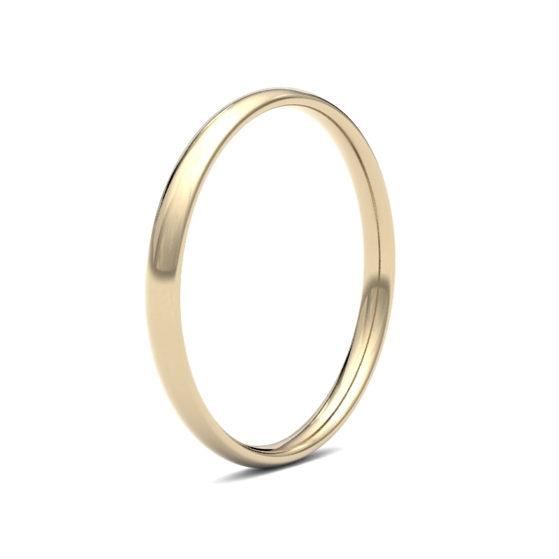 Ladies Court Yellow Gold Band