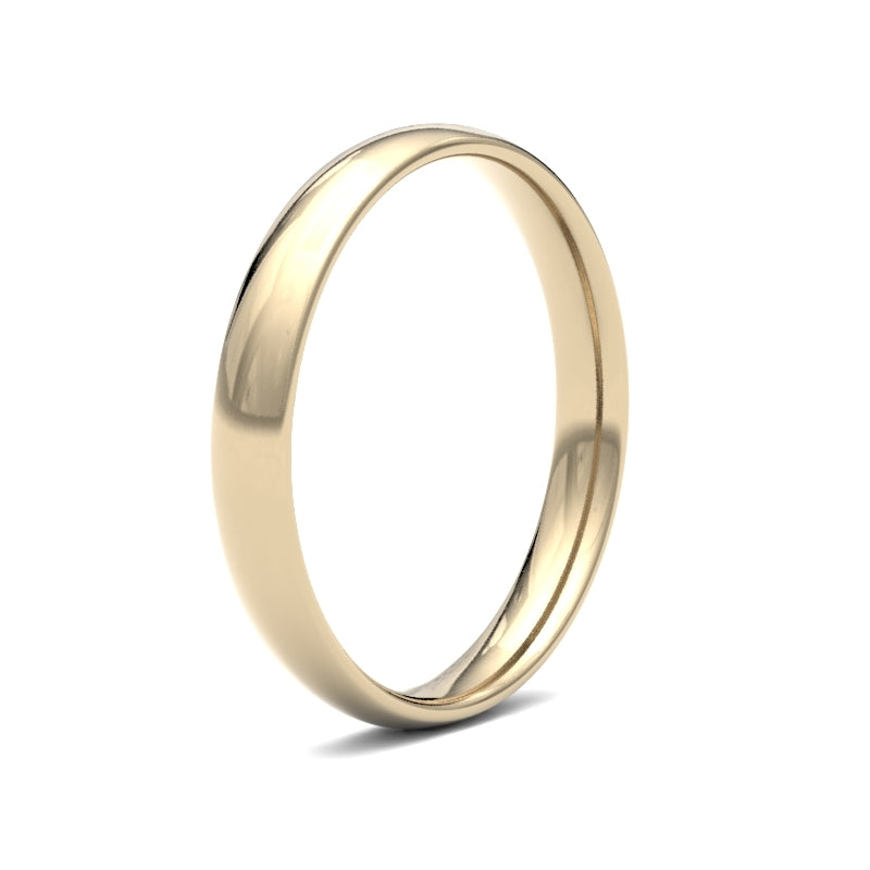 Ladies Court Yellow Gold Band