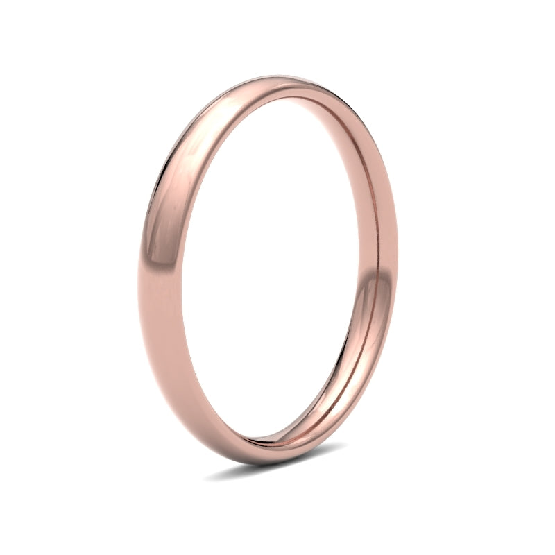 Ladies Court Rose Gold Band