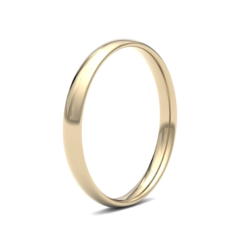 Ladies Court Yellow Gold Band