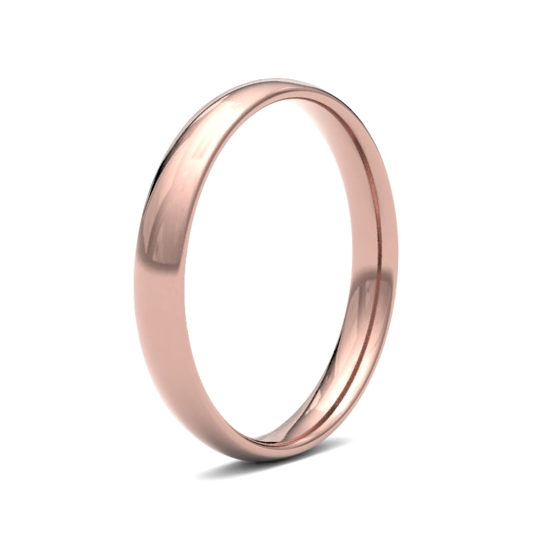 Ladies Court Rose Gold Band