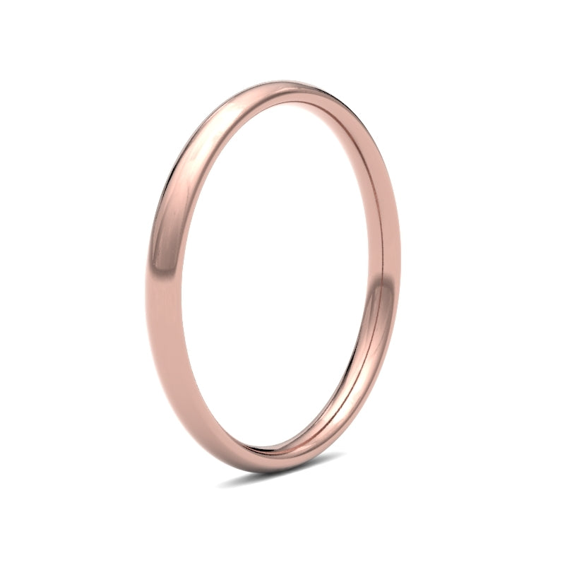 Ladies Court Rose Gold Band