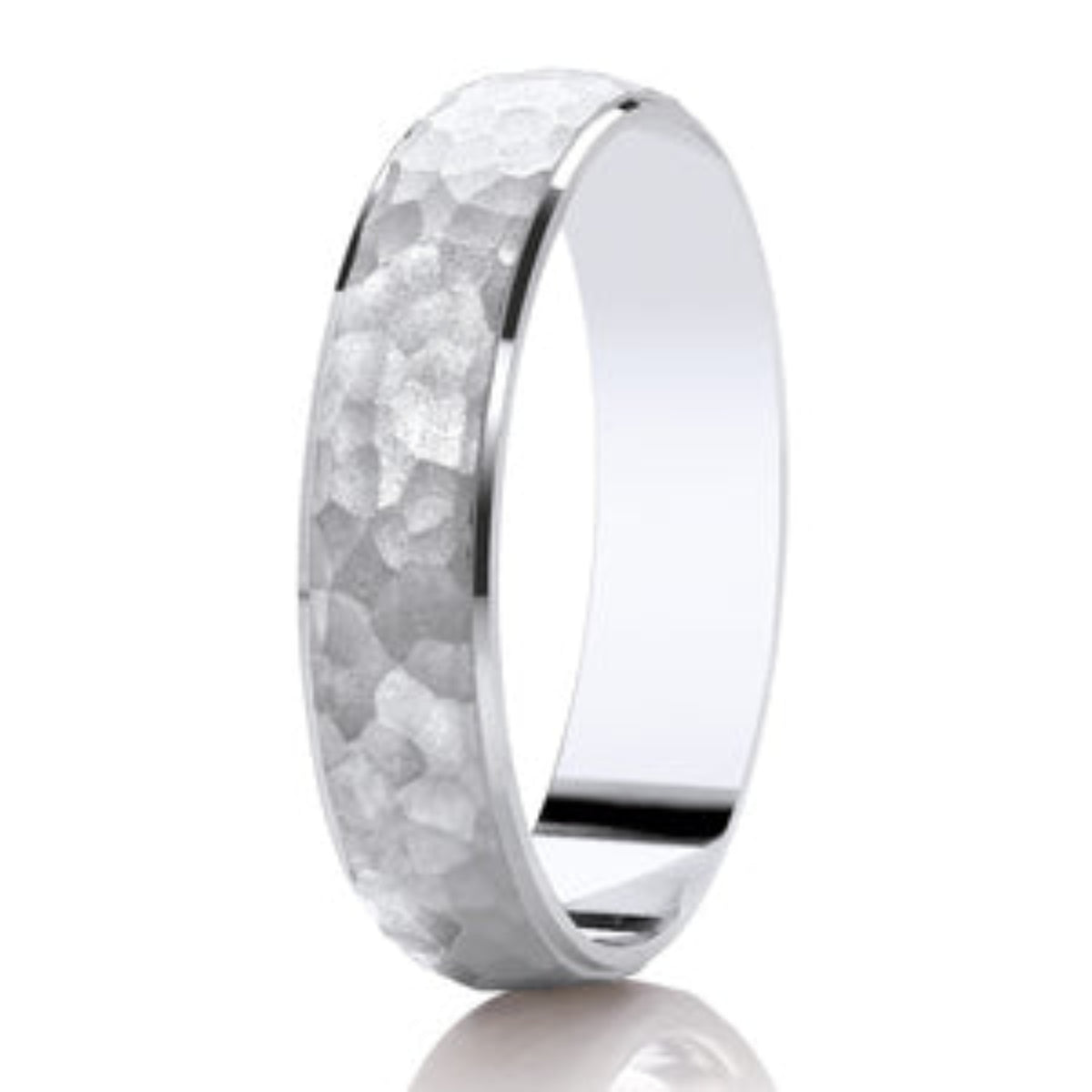 Hammered Wedding Band | DC140