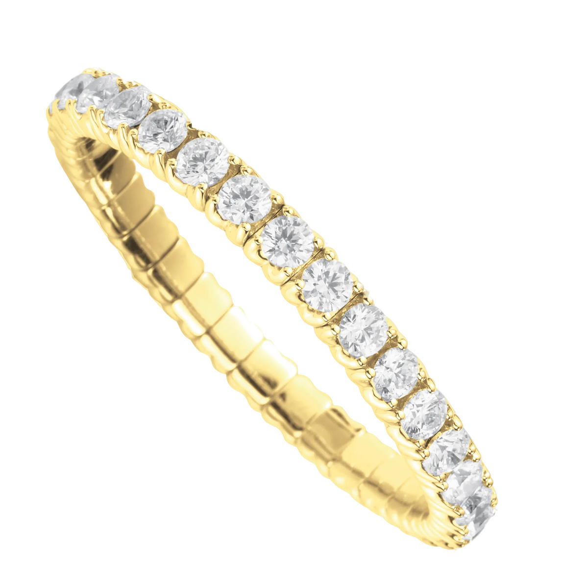 FLEX Tennis Bracelet | Round Diamonds