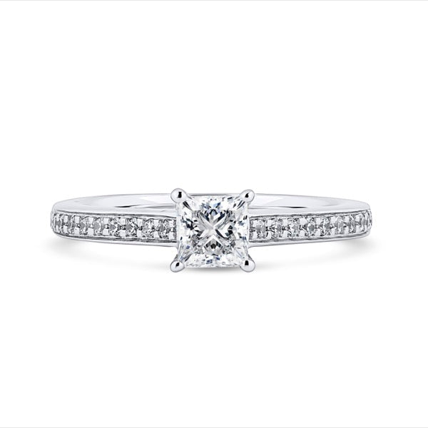 Princess Shoulder Set Platinum Ring | PSG01 SMS