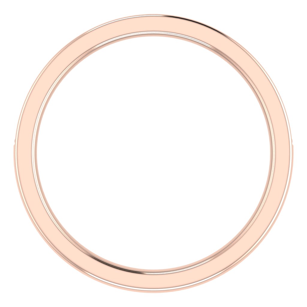 GRAIN AND CHANNEL SET ROUND DIAMOND ETERNITY RING, CLAW SET, ROSE GOLD