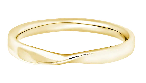 Shaped Ring, Pinched Plain Band | SB1002