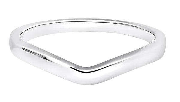 Shaped Ring, Curved Plain Band | SB1006