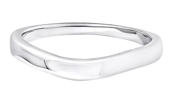 Shaped Ring, Curved Plain Band | SB1005