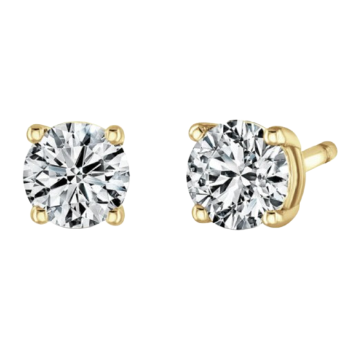 Solitaire Earrings