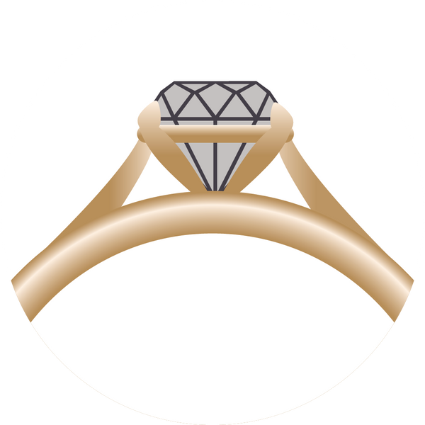 Rings with Cathedral Style Heads