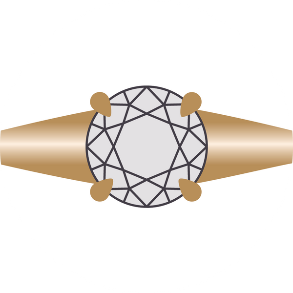 Rings with a Tapered Shank or Shoulder