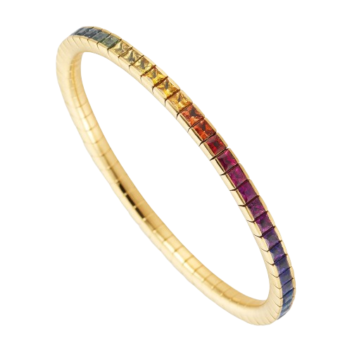 Gemstone Tennis Bracelets