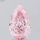 1.00ct Pear Lab-grown Diamond | Fancy Intense Pink/VS1