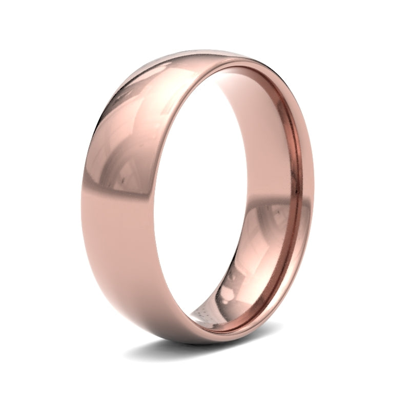 Gents Court Rose Gold Band