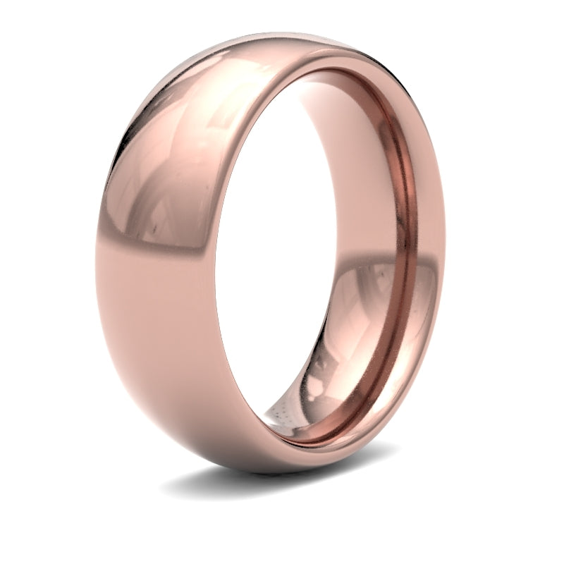 Gents Court Rose Gold Band