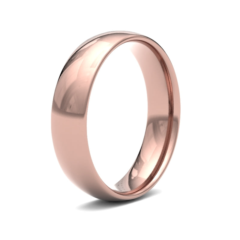 Gents Court Rose Gold Band