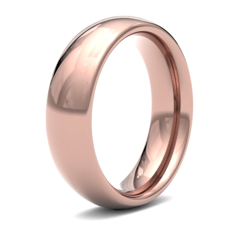 Gents Court Rose Gold Band