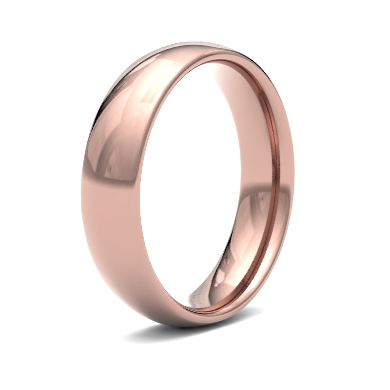 Gents Court Rose Gold Band