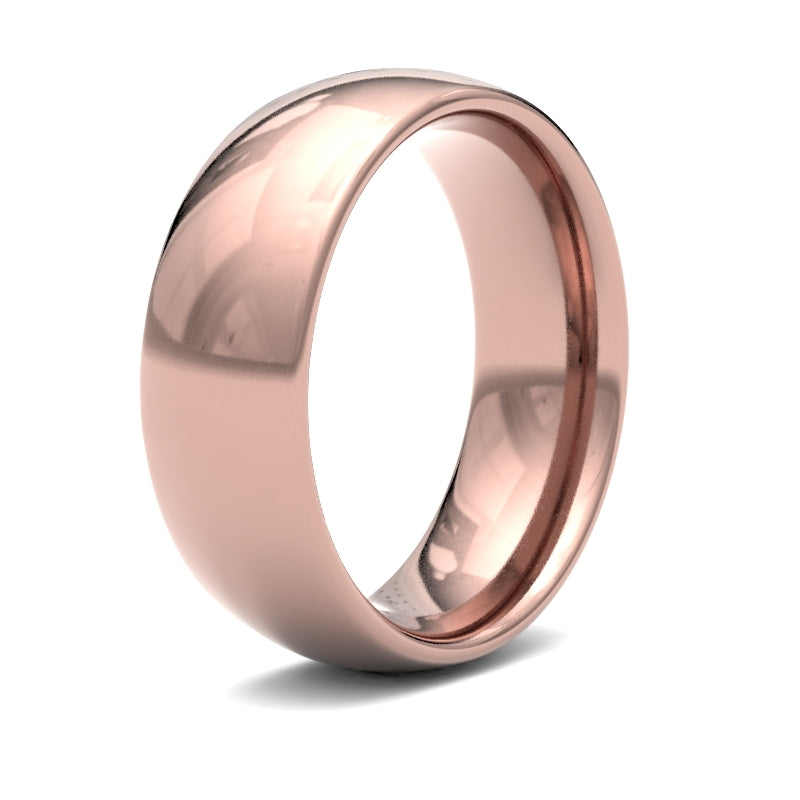 Gents Court Rose Gold Band