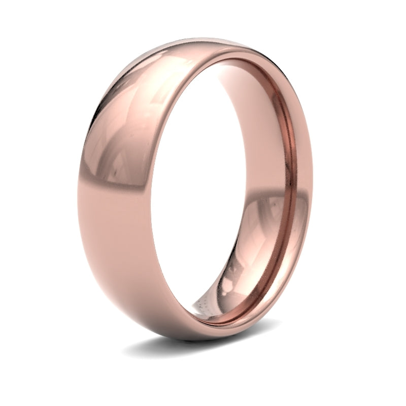 Gents Court Rose Gold Band