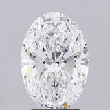 3.00ct Oval Lab-grown Diamond | D/IF EX