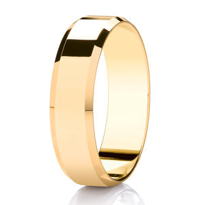 Ladies Polished Yellow Gold Band | 109