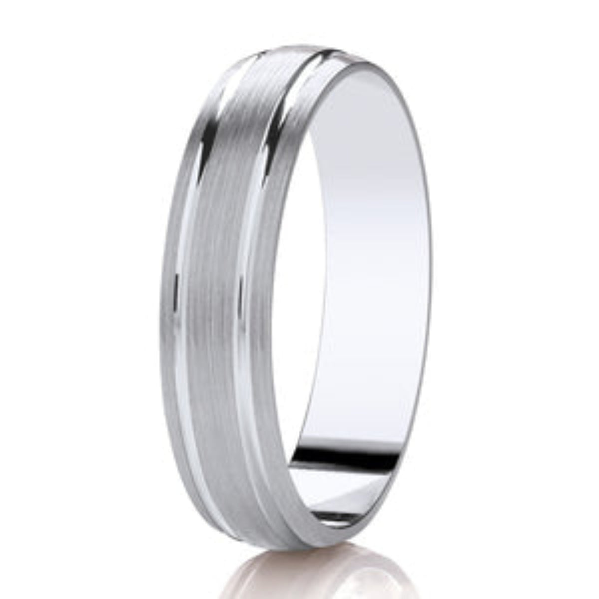 Triple Brushed Wedding Band | 142B