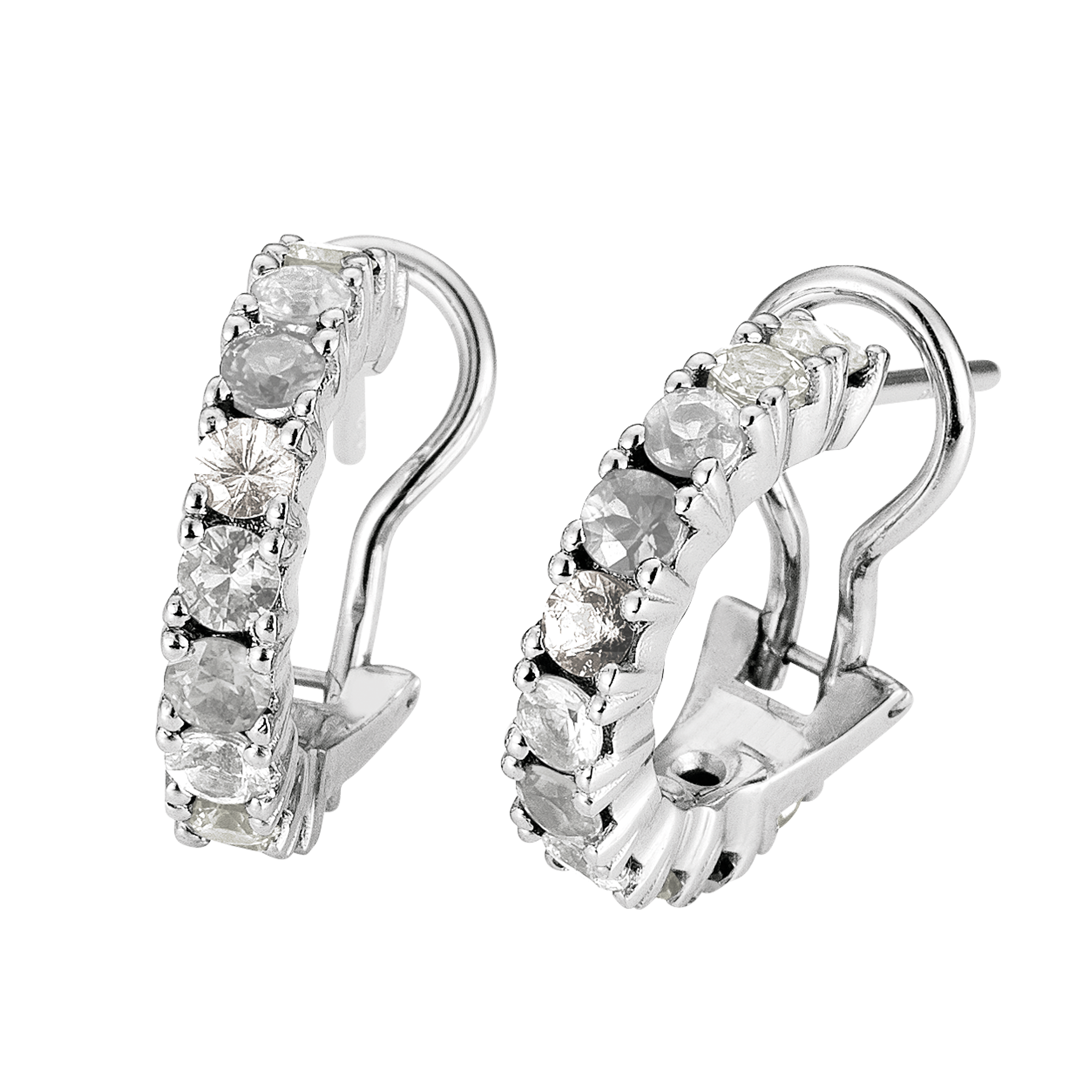 FLEX Earrings | White Gold & Diamonds