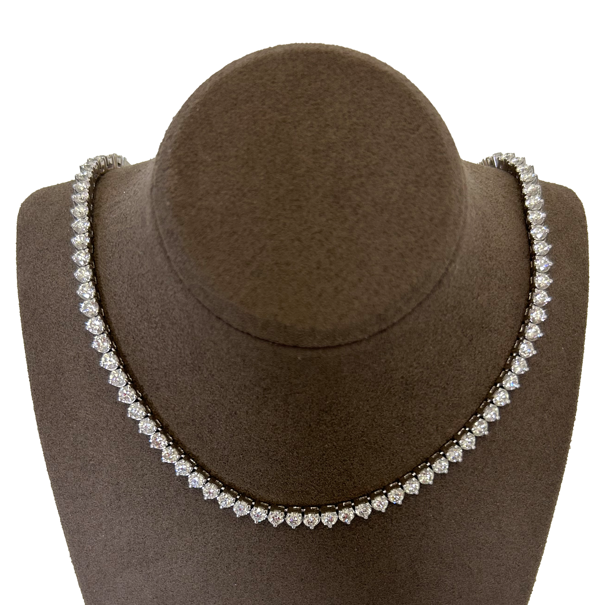 FLEX Tennis Necklace | White Gold & Diamonds