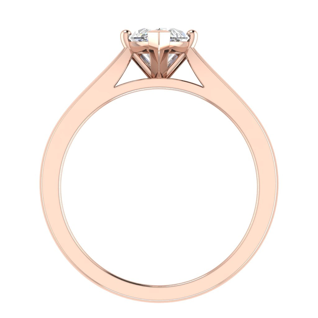 Marquise Solitaire Rose Gold Ring | SMM