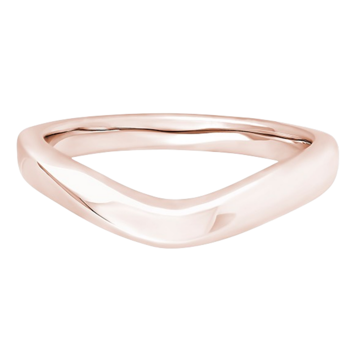 Shaped Ring, Curved Plain Band | SB1003
