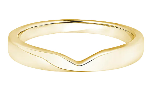 Shaped Ring, Cutout Plain Band | SB1008