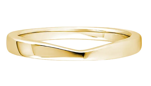 Shaped Ring, Cutout Plain Band | SB1007
