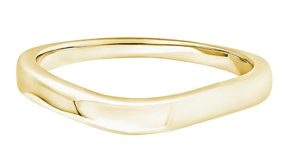 Shaped Ring, Curved Plain Band | SB1005